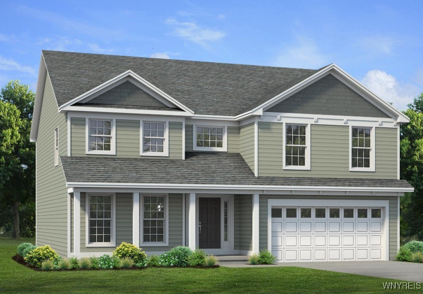 202 Rachel Vincent Way, Buffalo, NY 14216 - traditional-style house featuring a garage, concrete driveway, and roof with shingles