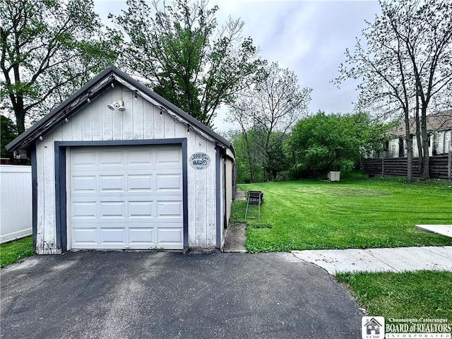 108 S Main St, Evans, NY 14006 - detached garage featuring driveway