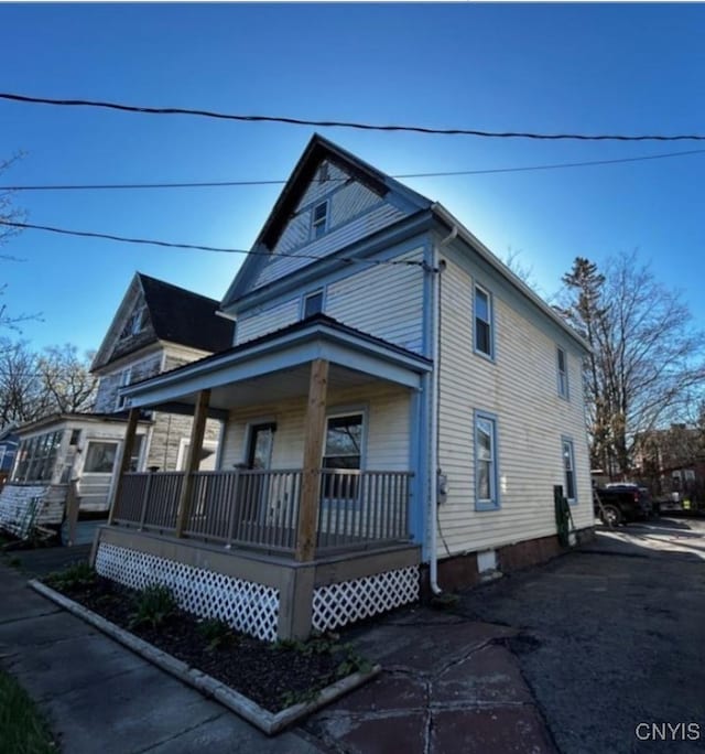 70 Prospect Ave, German Flatts, NY 13357 - view of front of home with covered porch
