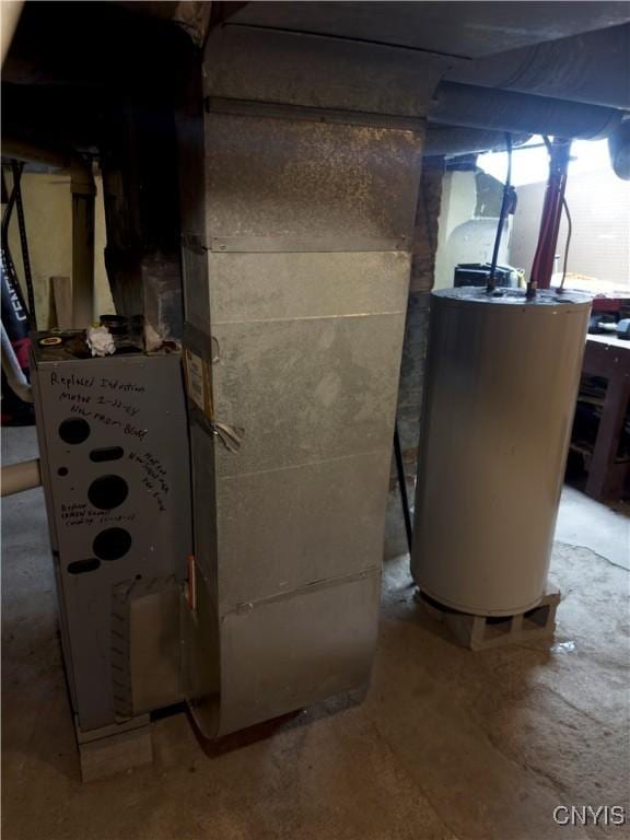 70 Prospect Ave, German Flatts, NY 13357 - utilities featuring gas water heater and heating unit