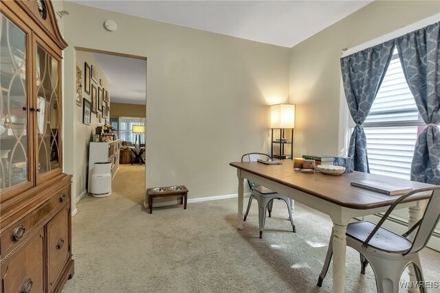 1681 Amherst St, Buffalo, NY 14214 - office area featuring light colored carpet and baseboards