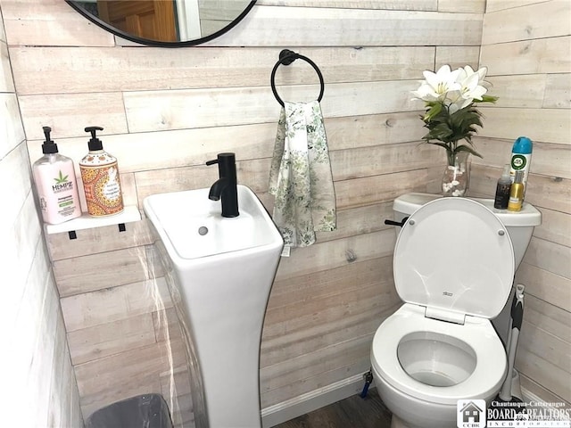 3108 N Main Street Ext, Ellicott, NY 14701 - half bath featuring wooden walls and toilet
