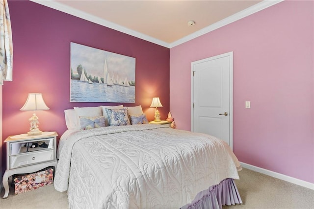1619 Five Mile Ln Rd, Penfield, NY 14526 - carpeted bedroom with crown molding and baseboards