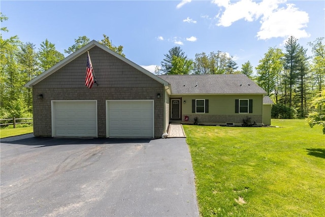 2208 Davis Rd, Corning, NY 14830 - view of front of home with a garage and asphalt driveway
