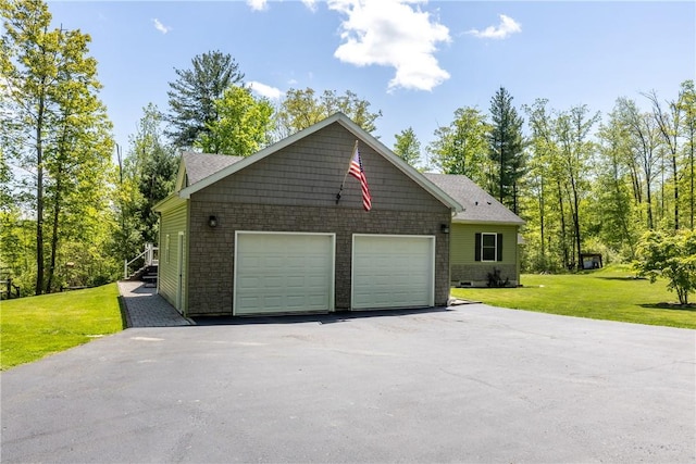 2208 Davis Rd, Corning, NY 14830 - garage featuring asphalt driveway