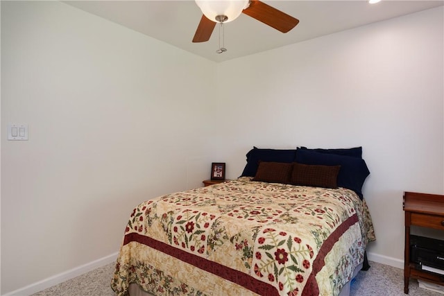 2208 Davis Rd, Corning, NY 14830 - bedroom with carpet floors, baseboards, and ceiling fan