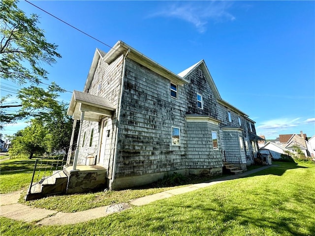 232 Birchwood Ave, Horseheads, NY 14903 - view of home's exterior with a lawn and entry steps