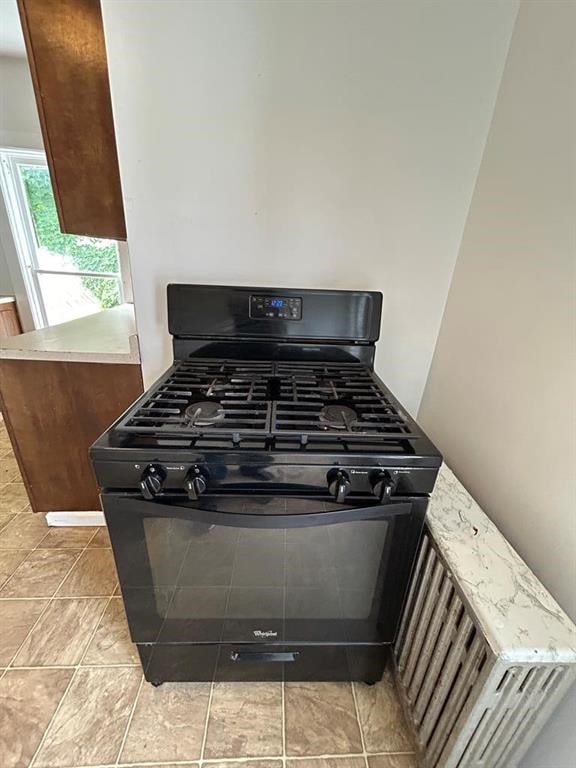 237 Scottwood Ave, Horseheads, NY 14903 - kitchen view of black gas range oven and light countertops