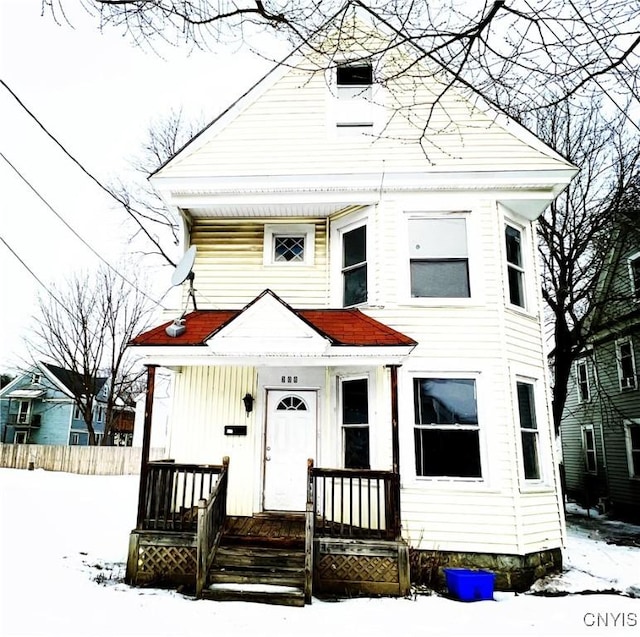 308 Rowland St, Syracuse, NY 13204 - view of front of home with a porch
