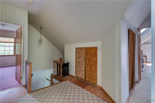 485 E Joseph St, Cape Vincent, NY 13618 - additional living space with wallpapered walls and lofted ceiling