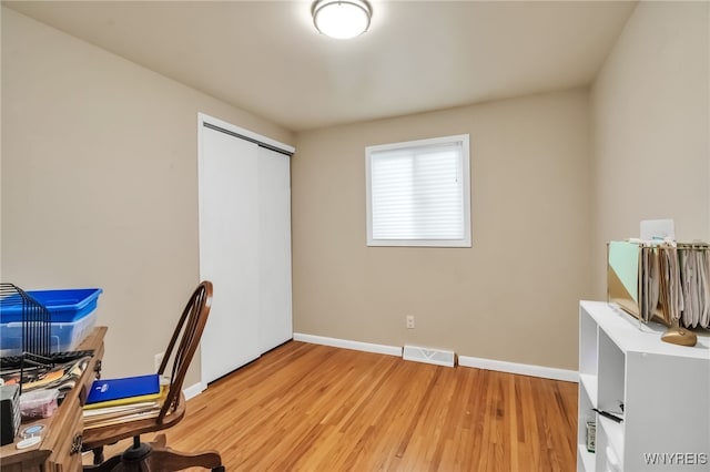 47 Acacia Dr, Amherst, NY 14228 - home office featuring light wood-style flooring and baseboards
