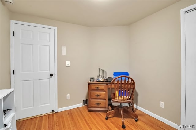 47 Acacia Dr, Amherst, NY 14228 - office with baseboards and light wood-style flooring