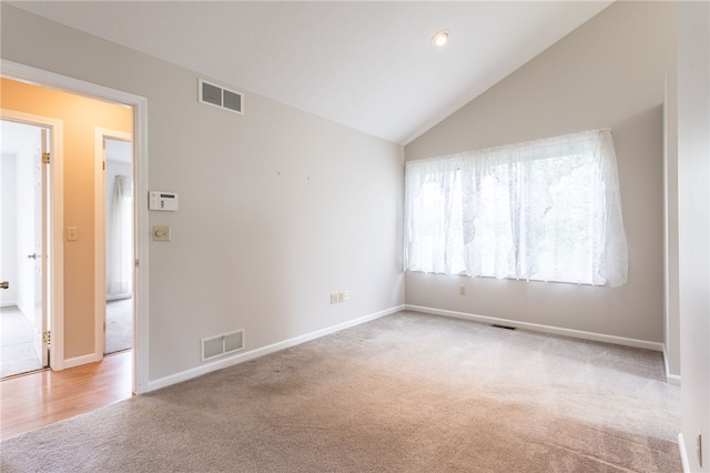 15 Stag Creek Trl, Clarkson, NY 14420 - carpeted empty room featuring baseboards and lofted ceiling