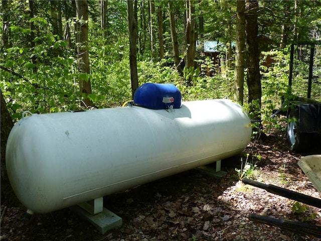 2693 Pulver Rd, Italy, NY 14418 - exterior view of heating fuel tank