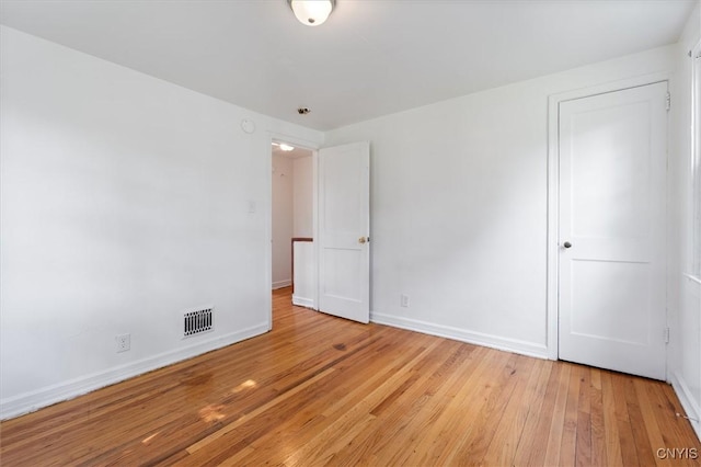 508 W Brighton Ave, Syracuse, NY 13205 - unfurnished bedroom with light wood-type flooring and baseboards