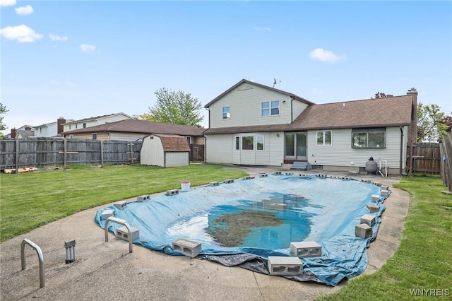 307 Wadsworth Ct, Tonawanda-City, NY 14150 - rear view of house with a patio
