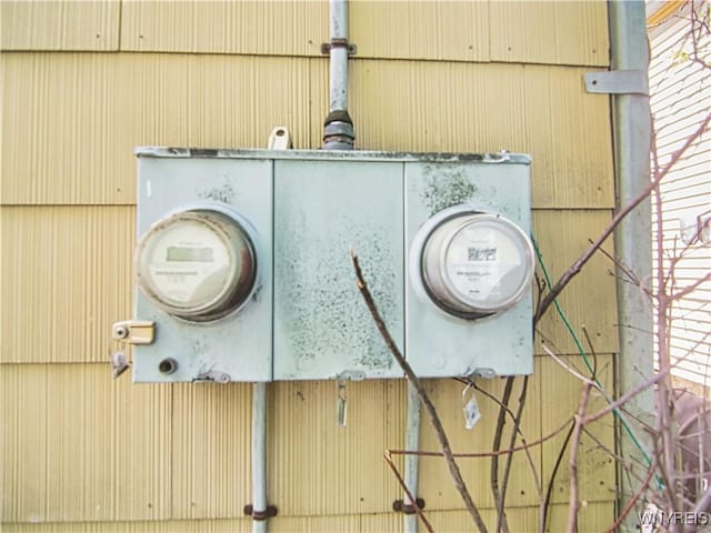 587 Goodyear Ave, Buffalo, NY 14211 - exterior view of electric meter