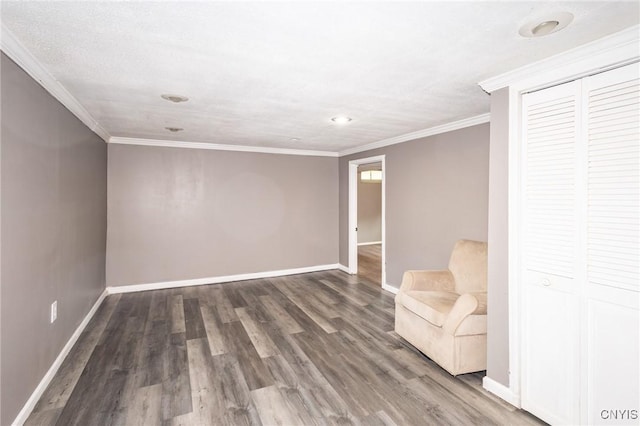 115 Matterson Ave, Camillus, NY 13219 - unfurnished room with baseboards, wood finished floors, and crown molding