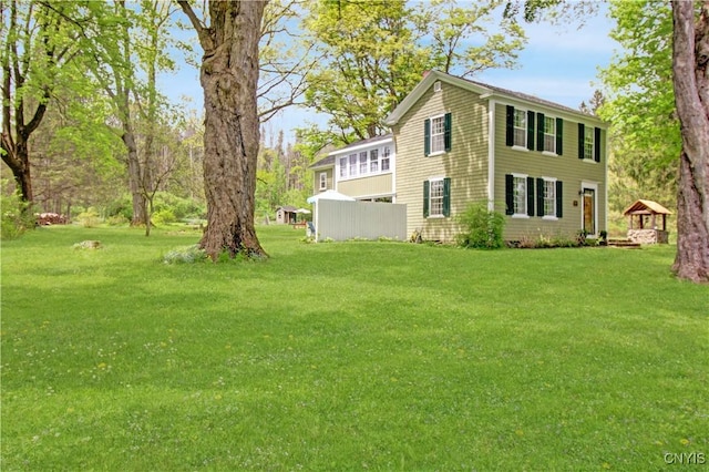 2875 W Lake Rd, Cazenovia, NY 13035 - view of property exterior featuring a lawn