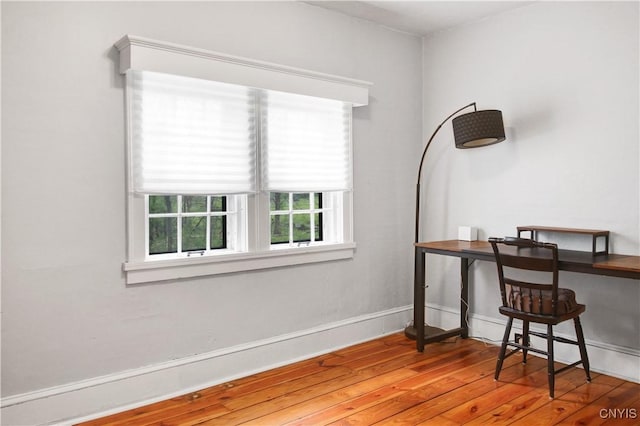 2875 W Lake Rd, Cazenovia, NY 13035 - office featuring wood-type flooring and baseboards