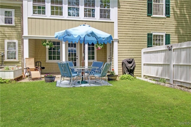 2875 W Lake Rd, Cazenovia, NY 13035 - view of yard featuring a patio
