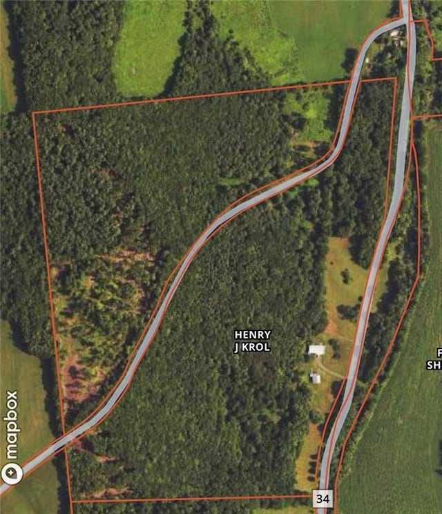 1217 County Highway 34, Westford, NY 12155 - map / location featuring property parcel outlined