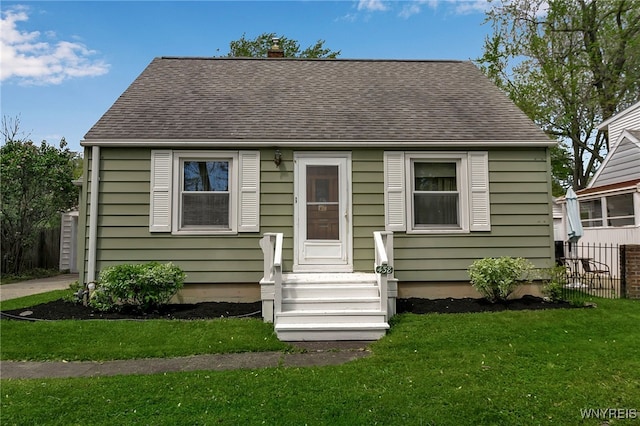 438 Zimmerman Blvd, Tonawanda-Town, NY 14223 - view of front of house with roof with shingles and a chimney