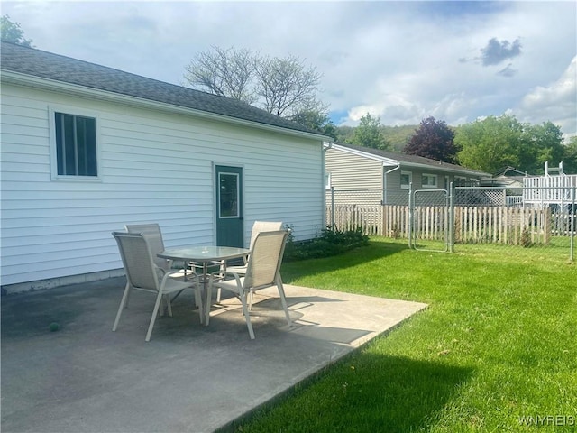 80 Sunnydale Ave, Wellsville, NY 14895 - view of patio / terrace featuring outdoor dining space