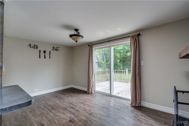152 Leray St, Le Ray, NY 13612 - unfurnished living room featuring wood finished floors and baseboards