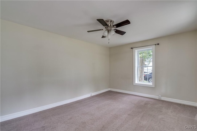 152 Leray St, Le Ray, NY 13612 - carpeted spare room featuring baseboards and ceiling fan