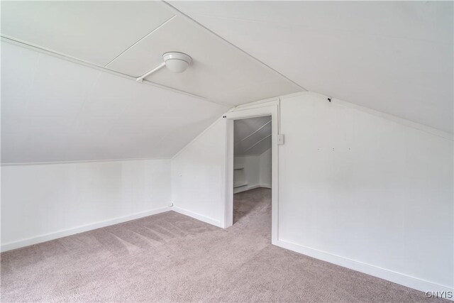 152 Leray St, Le Ray, NY 13612 - bonus room featuring carpet flooring, lofted ceiling, and baseboards