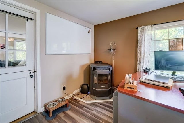 37 York St, Mendon, NY 14472 - office with wood finished floors and baseboards