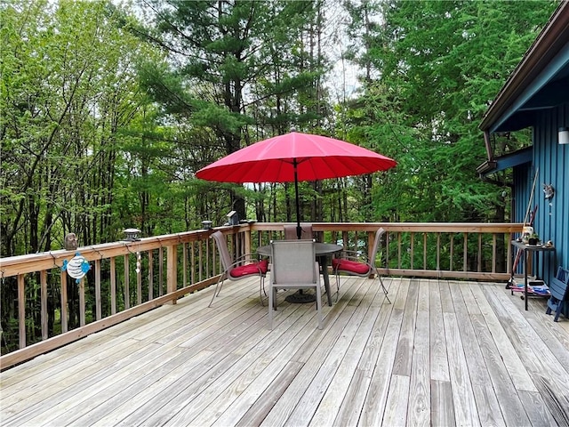 620 Ullas Way, Davenport, NY 13750 - deck featuring outdoor dining space