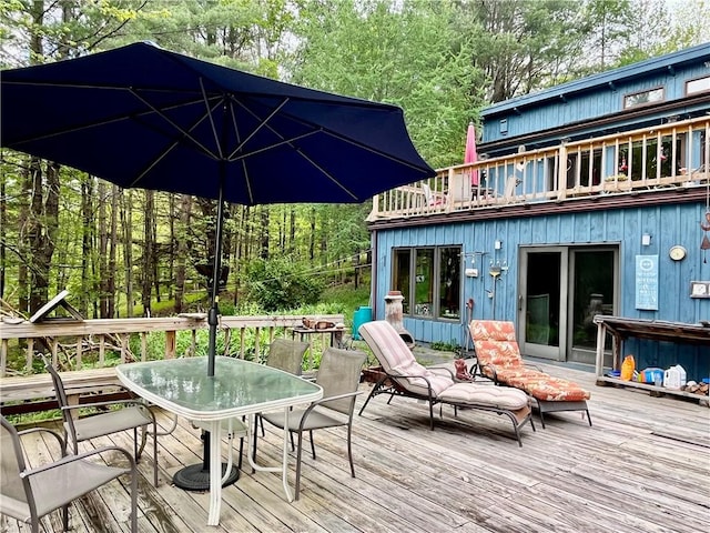 620 Ullas Way, Davenport, NY 13750 - deck featuring outdoor dining area