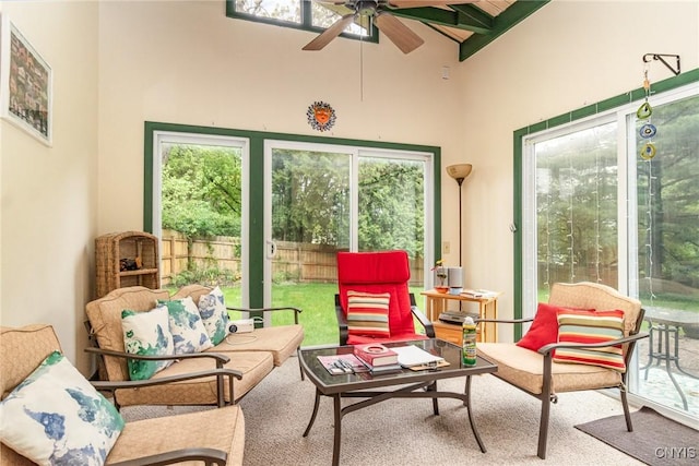 310 Wedgewood Ter, Dewitt, NY 13214 - sunroom with a towering ceiling