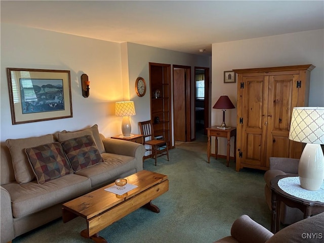 74 Eaton St, Hamilton, NY 13346 - living area featuring light colored carpet