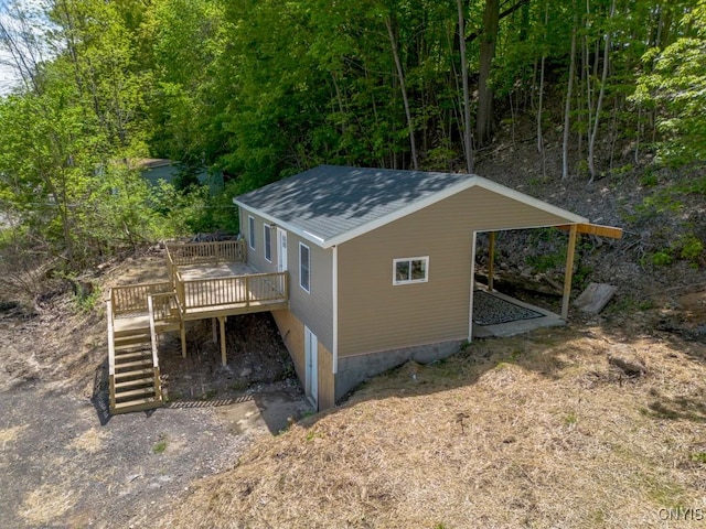 2707 State Route 48, Minetto, NY 13115 - view of outdoor structure featuring stairway