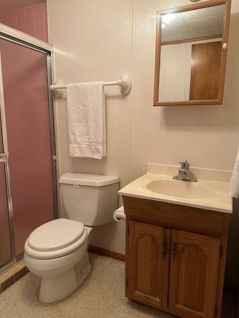 173 Dorian Ln, Greece, NY 14626 - full bath with a shower with shower door, toilet, and vanity