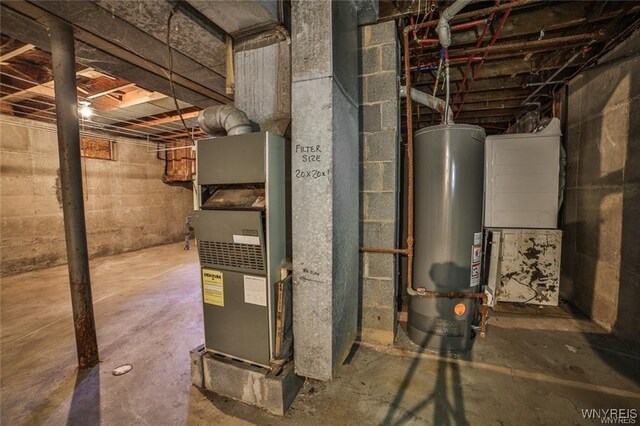 417 24th St, Niagara Falls, NY 14303 - utilities with water heater