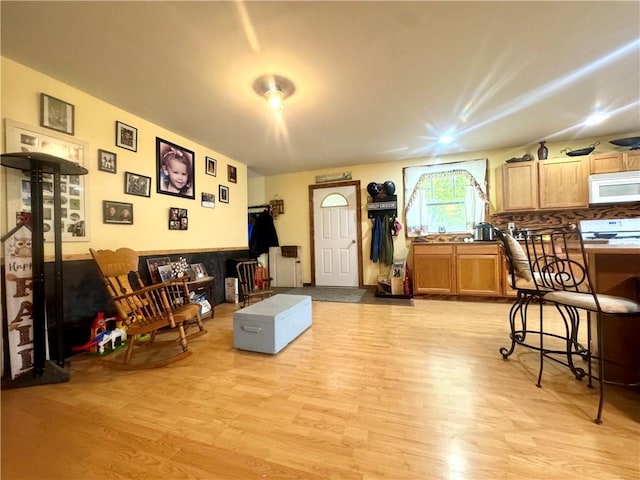 405 County Highway 12, Laurens, NY 13796 - living room with light wood-type flooring