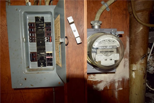 131 Weaver St, Rochester, NY 14621 - utility room featuring electric panel and electric meter