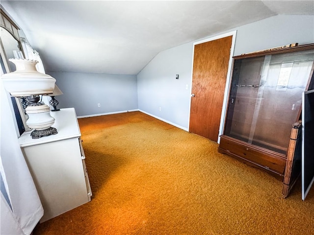 6794 Fosterville Rd, Aurelius, NY 13021 - bonus room featuring lofted ceiling, carpet flooring, and baseboards