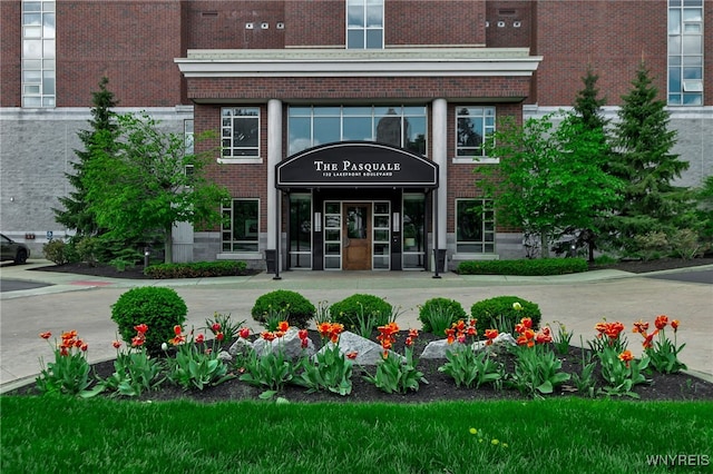132 Lakefront Blvd Unit 403, Buffalo, NY 14202 - doorway to property featuring brick siding