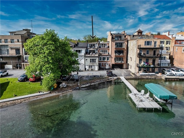 18 E Genesee St Unit 1, Skaneateles, NY 13152 - dock area featuring a water view
