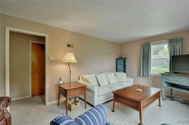 47388 Dingman Point Rd, Alexandria, NY 13607 - living room with baseboards and light colored carpet