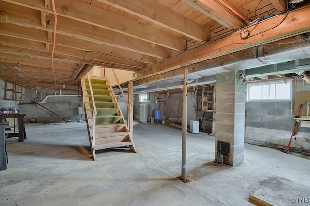 47388 Dingman Point Rd, Alexandria, NY 13607 - below grade area with stairs