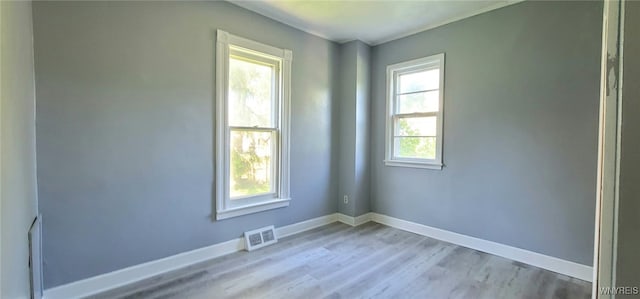 317 Portage Rd, Niagara Falls, NY 14303 - empty room featuring baseboards and wood finished floors