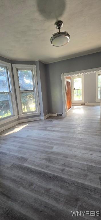 317 Portage Rd, Niagara Falls, NY 14303 - unfurnished room with wood finished floors and baseboards