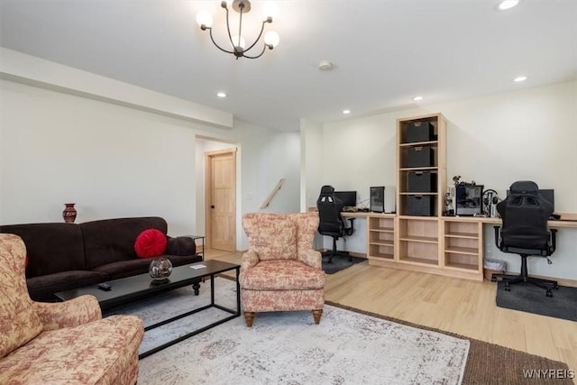 7317 Concord Rd, Concord, NY 14141 - office space featuring wood finished floors and recessed lighting