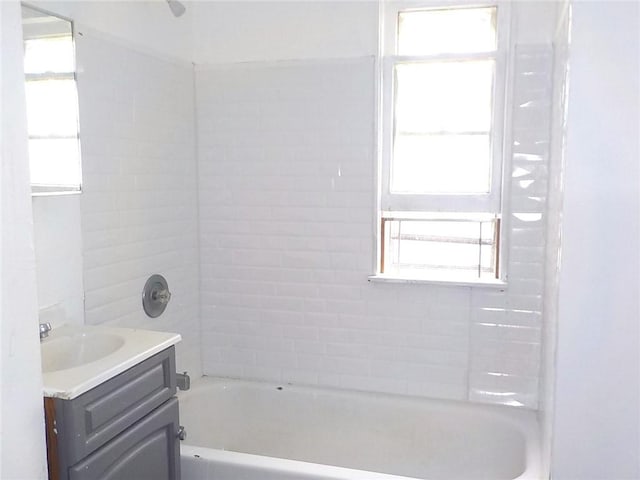 94 Locust St, Rochester, NY 14613 - bathroom with vanity and tub / shower combination